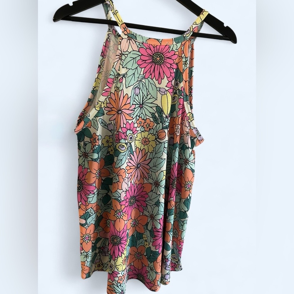 Bombom Floral Tank Top – Colorful Boho Sleeveless Top - NWT - Picture 6 of 6